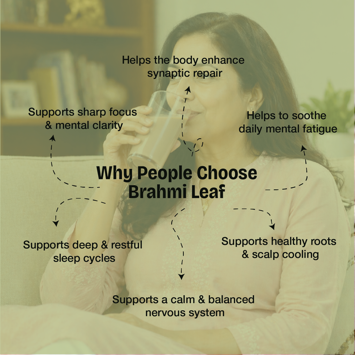 Vruksh Veda Pure Brahmi Powder – The Stone-Ground "Brain Tonic" for Mental Clarity, Sharp Focus, and Natural Stress Resilience