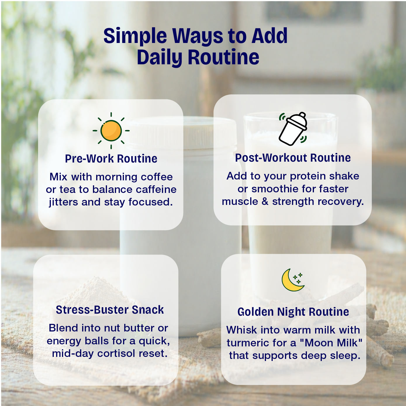 Pure Ashwagandha Powder – The Stone-Ground "Stress-Shield" for Deep Resilience, Vital Energy, and Total Mind-Body Balance