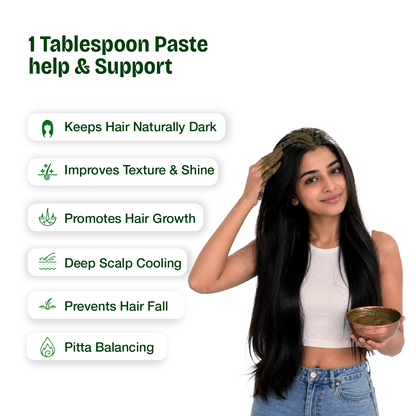 Pure Bhringraj Powder – The "King of Hair" for Root Strengthening and Natural Pigment Restoration