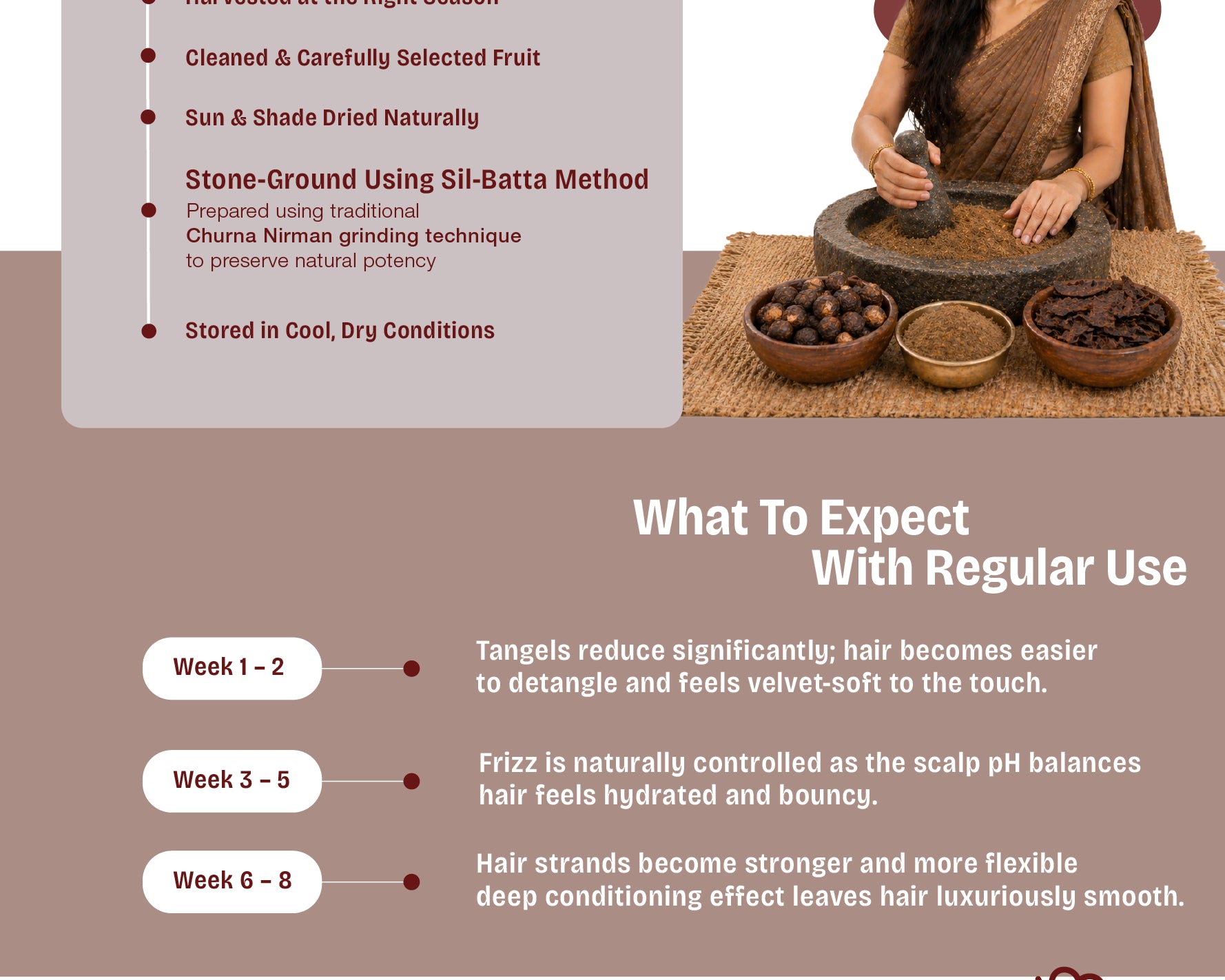 Pure Shikakai Powder – Natural pH-Balanced Cleanser for Silky Texture and Scalp Cooling