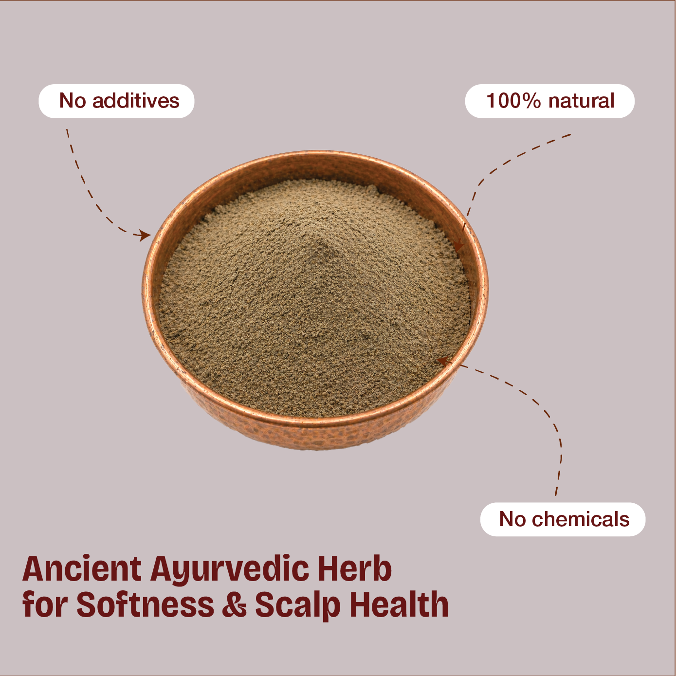 Pure Shikakai Powder – Natural pH-Balanced Cleanser for Silky Texture and Scalp Cooling