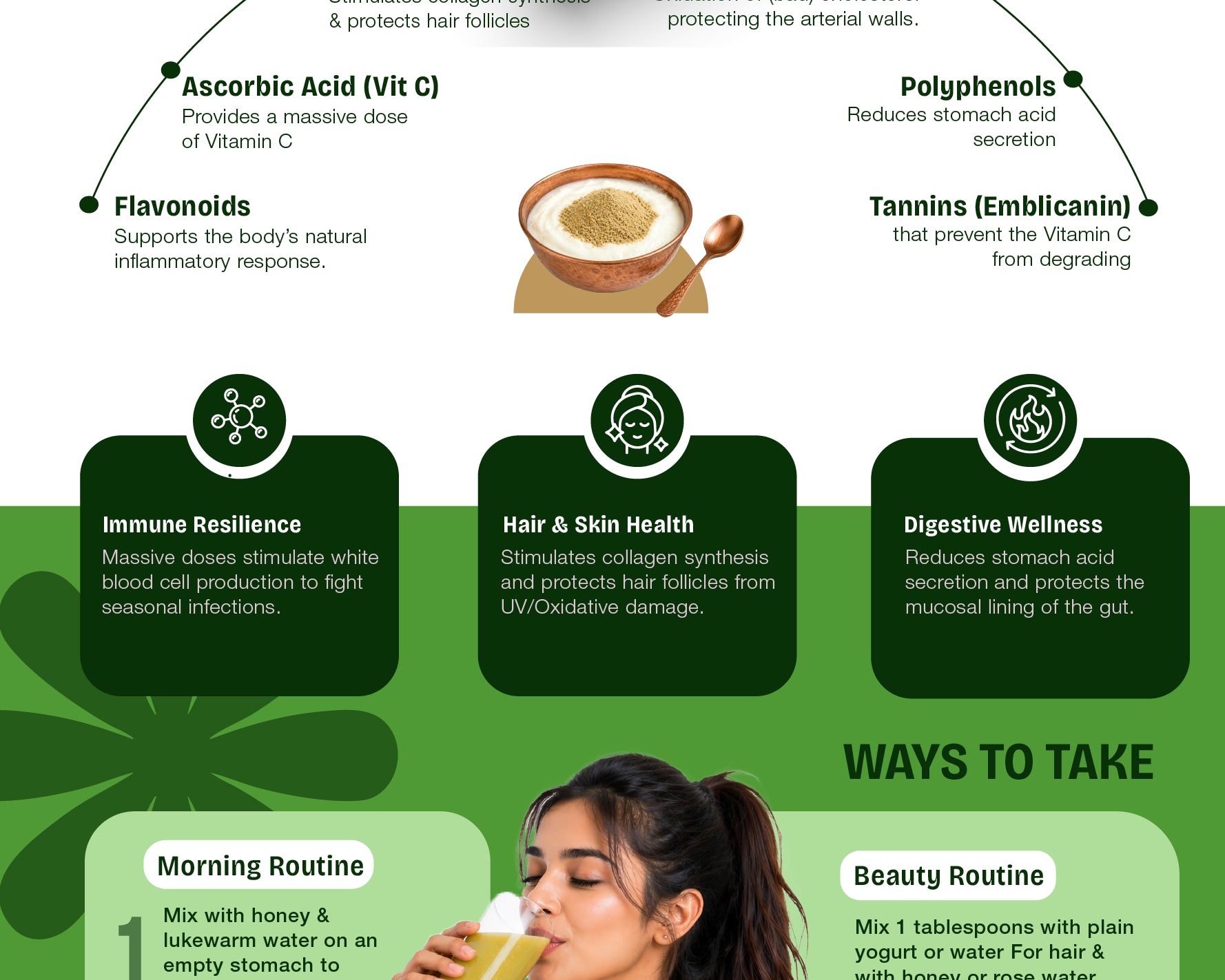 Pure Amla Powder – The Stone-Ground "Vitamin C Powerhouse" for Radiant Skin, Immune Resilience, and Total Vitality