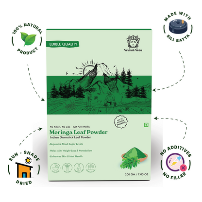 Natural Moringa Powder – The Stone-Ground "Superfood" for Natural Immunity, Daily Energy, and Cellular Detox