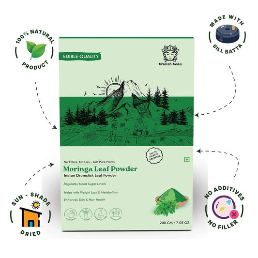 Natural Moringa Powder – The Stone-Ground "Superfood" for Natural Immunity, Daily Energy, and Cellular Detox