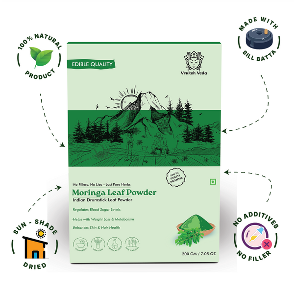 Natural Moringa Powder – The Stone-Ground "Superfood" for Natural Immunity, Daily Energy, and Cellular Detox
