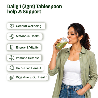 Natural Moringa Powder – The Stone-Ground "Superfood" for Natural Immunity, Daily Energy, and Cellular Detox