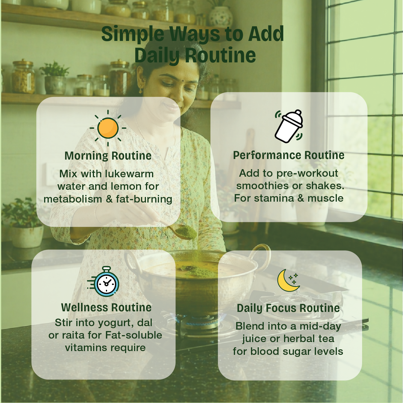 Natural Moringa Powder – The Stone-Ground "Superfood" for Natural Immunity, Daily Energy, and Cellular Detox