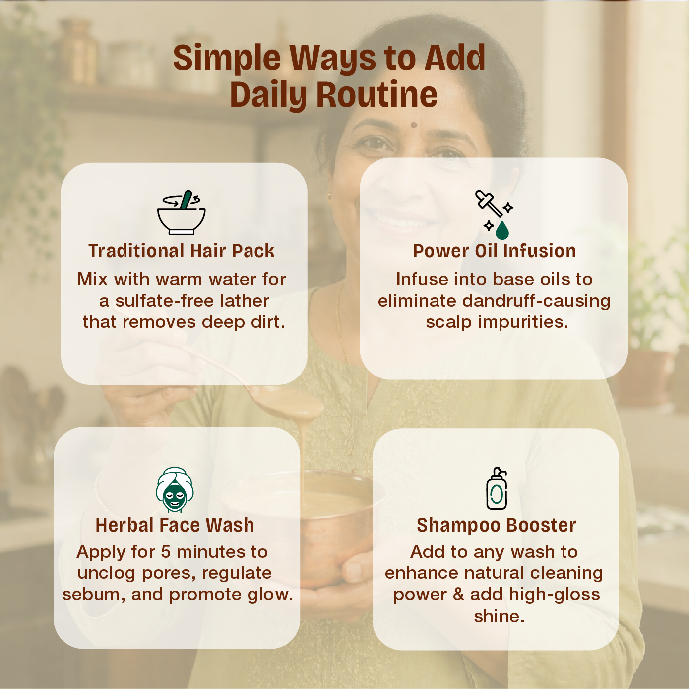 Pure Reetha Powder – Natural Hair Cleanser for Scalp Health and Chemical-Free Shine